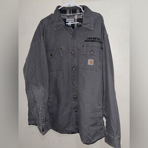 Carhartt Men's Rugged Flex Fleece Lined Shirt Jacket Shacket